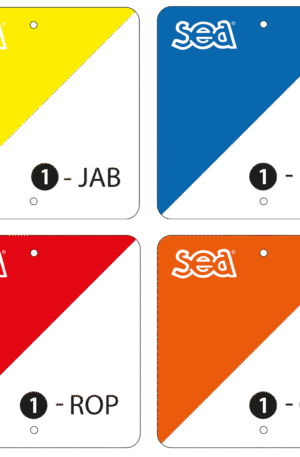 Kit de 40 balises orientation plastique-1