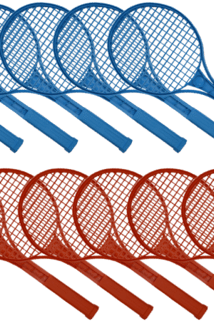 Kit éducatif mini-tennis Lot de 12 raquettes mini-tennis-1