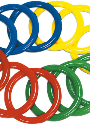 Lot de 12 anneaux à lancer 15cm-1