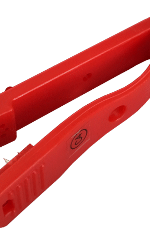 Lot de 10 pinces de controle modele C rouge-1