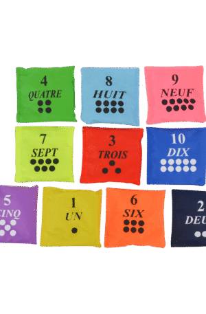 Lot de 10 sachets numérotés français-1