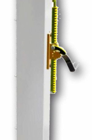 Poteaux de tennis carré acier sur platine-1