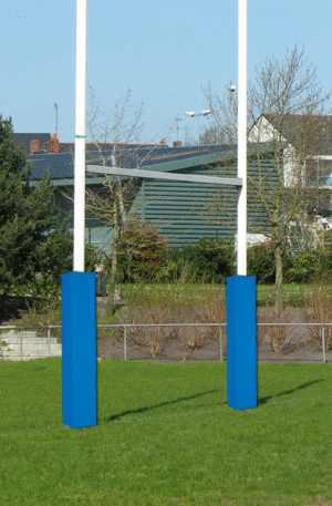 Protections de poteaux de rugby 300x300 mm hauteur 2.0M (Jeu de 4)-1