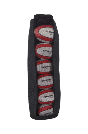 Sac à ballons de rugby (6 ballons) - -1