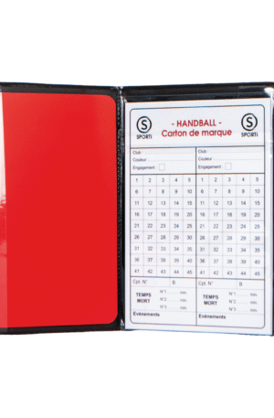 Set arbitrage handball et carnet de cartes d'arbitrage-1