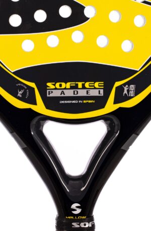RAQUETTE DE PADEL SOFTEE PRO MASTER EVOLUTION JAUNE-1