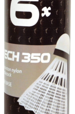 Tube de 6 volants de badminton tech 350 Medium -1
