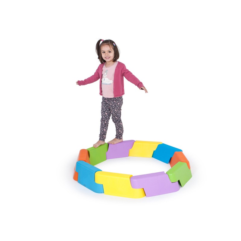 Parcours d'équilibre multicolor-1