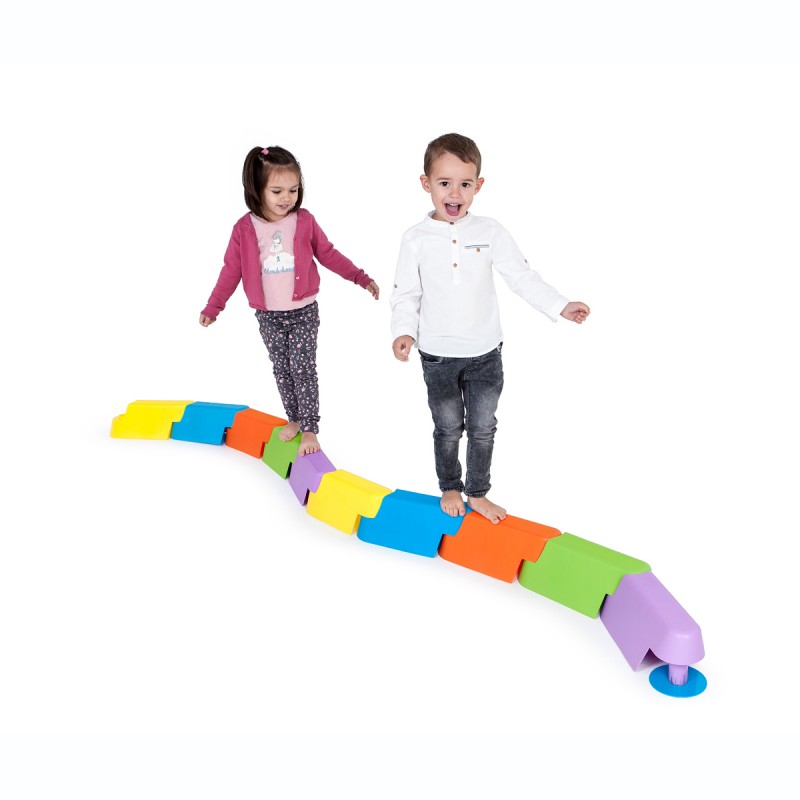 Parcours d'équilibre multicolor-2