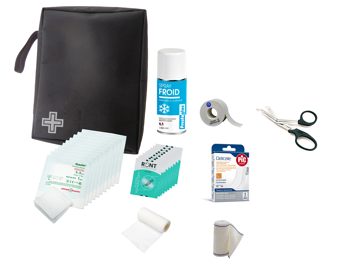 Trousse de soins garnie 1er secours-1