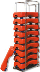 CHARIOT DE TRANSPORT POUR 10 STEPS 75 X 45 X 200 CM-1