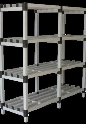ETAGERE PVC A 4 NIVEAUX 100 X 50 X 150 CM-1