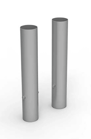 jeu de 4 fourreaux pour mâts arrière-1