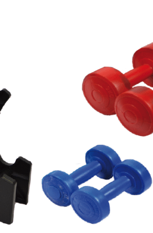 Kit paire haltères 1kg, 2kgs, 3kgs + support haltères-1