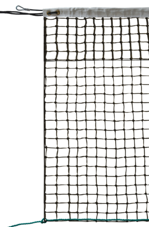 Filet tennis PE tressé 3mm maille 45 - doublé sur 6 rangs (l'unité)-1