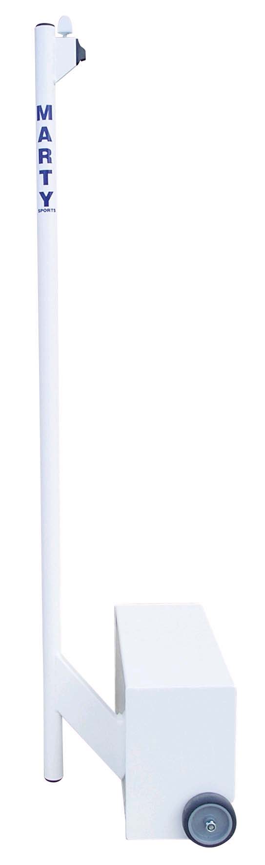 Poteaux de badminton Compétition 75kg d‚port 0.38m (la paire)-1