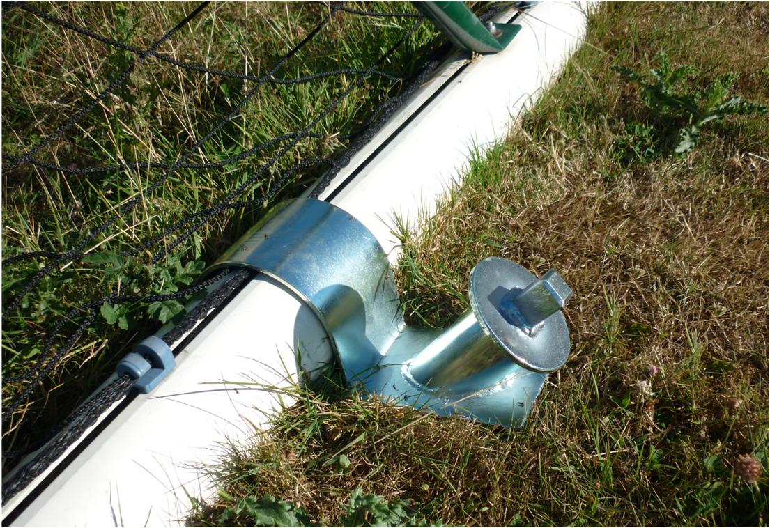 Jeu dispositif d'ancrage type queue de cochon pour 1 but à 8 Ø 32mm-1