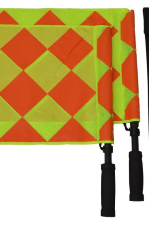 Drapeau de touche multi-damiers (la paire)-1
