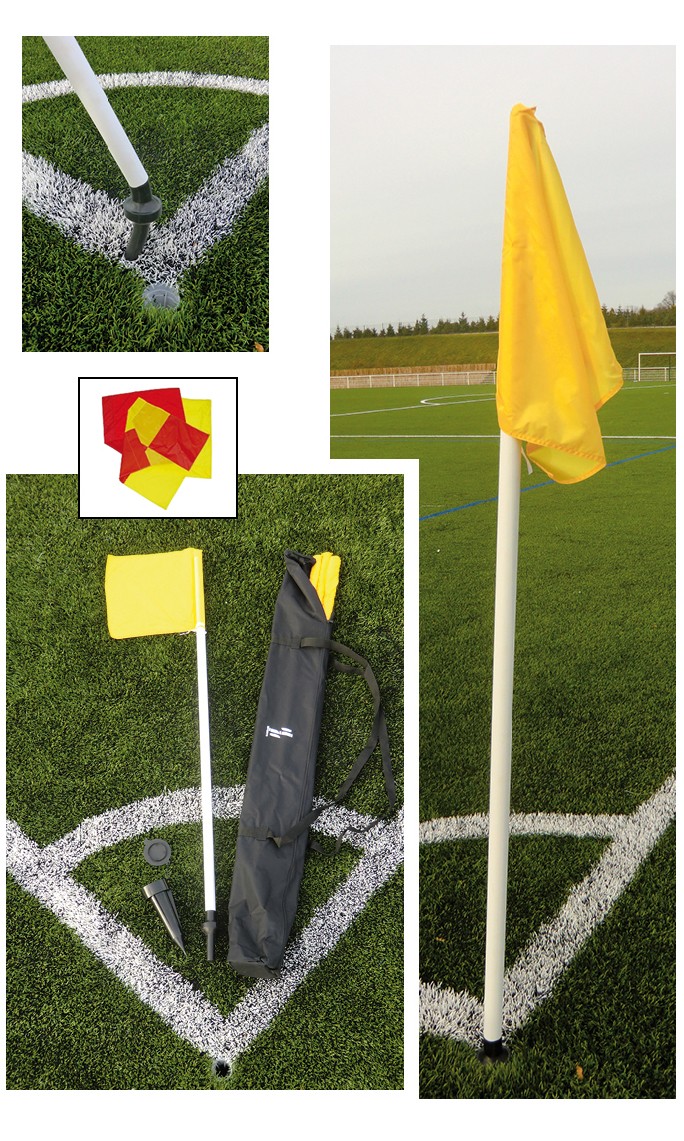 JEU DE 4 POTEAUX DE CORNER ARTICULÉS-1