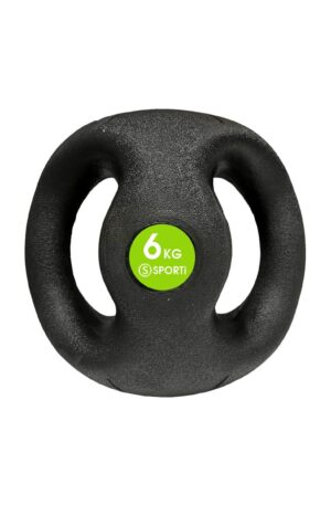Médecine ball avec double poignées - 6kg-1