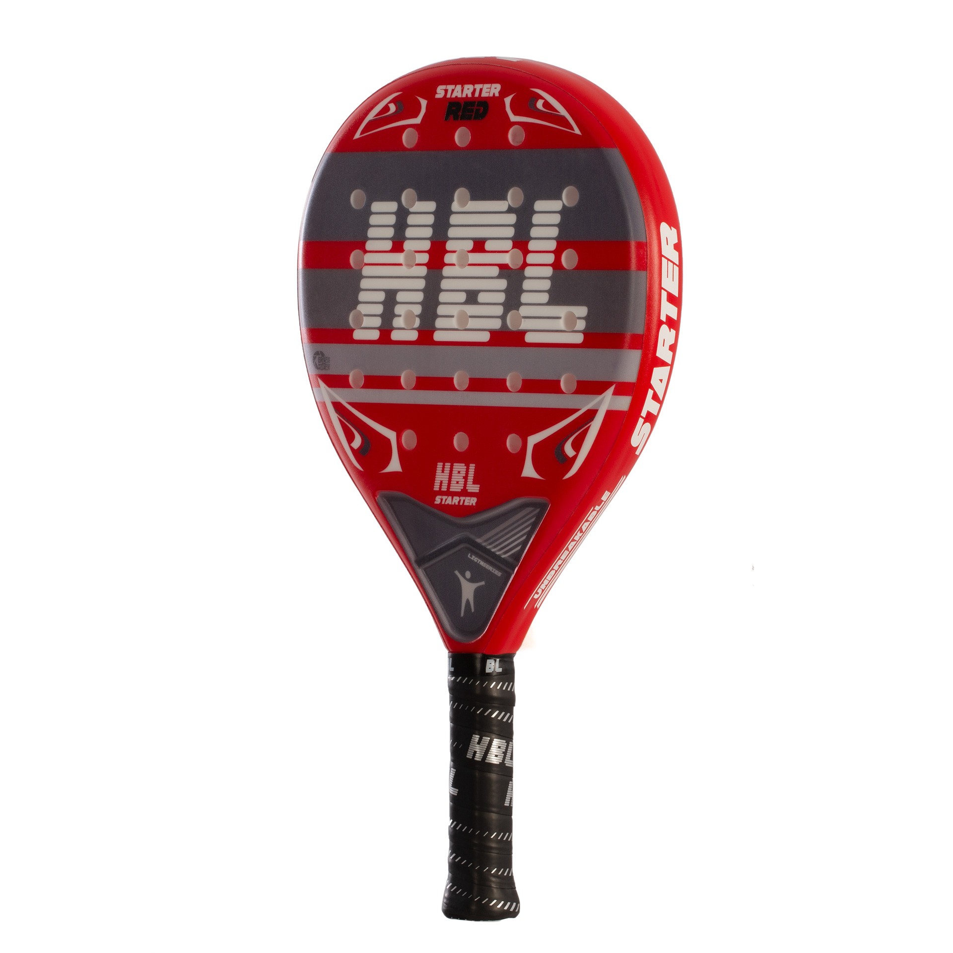RAQUETTE DE PADEL HBL STARTER ROUGE LIGHT-1