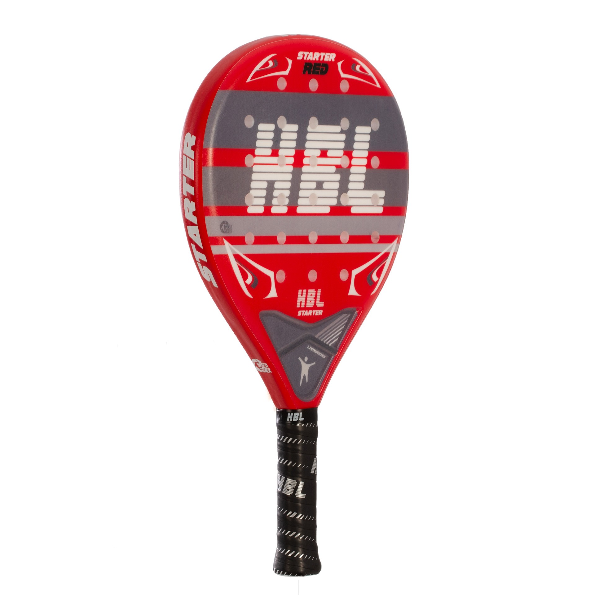 RAQUETTE DE PADEL HBL STARTER ROUGE LIGHT-2