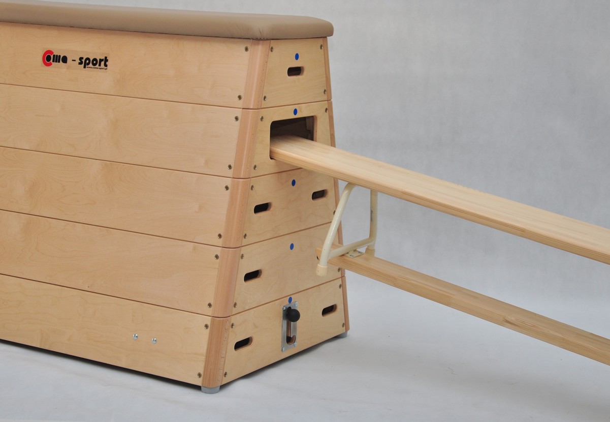 Plinth trapézoïdal à 5 sections - cuir synthétique - sans système de transport-3