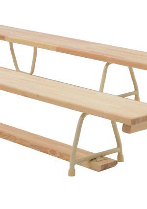 Banc 4,0 m - pieds en métal-1