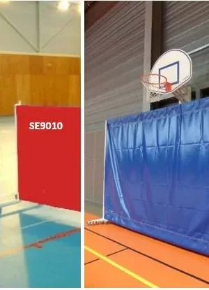 CLOISON MOBILE DE SÉPARATION – 4M (L) x 2.5M (H) - PVC ROUGE-1