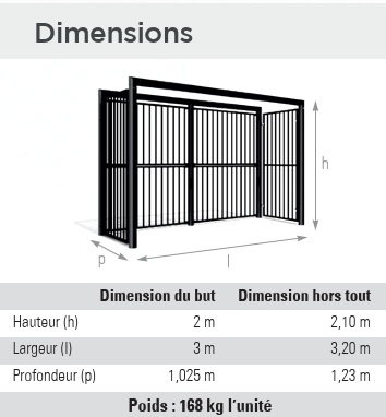 BUT MULTISPORTS LE BARREAUDÉ 3 x 2 m - SCELLEMENT DIRECT-4