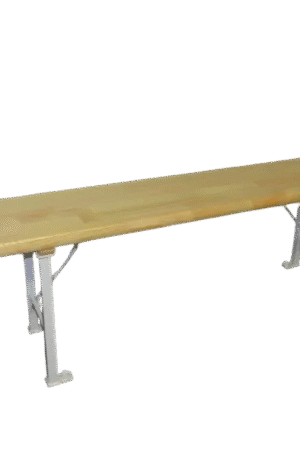 BANC VESTIAIRE – SAPIN LAMELLÉ COLLÉ - FIXATION SOL-1