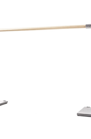 Barre de danse mobile professionnelle à hauteur réglable Isa - 2m - avec roulettes-1