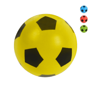 Balle mousse bicolore 12 cm-1