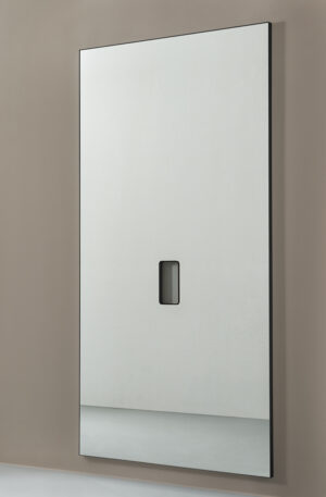 Miroir fixe Amadeus - cadre Noir-1