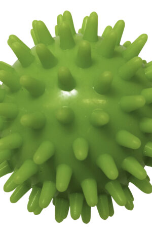 Balle à picots 7 cm soft vert-1