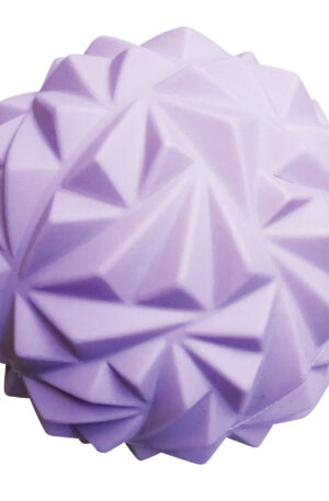 Balle de massage mauve 9 cm-1