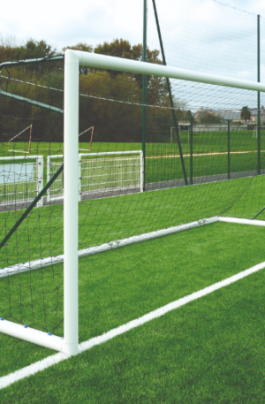 BUTS FOOTBALL À 8 JOUEURS 5 x 2 m ALUMINIUM MILLENNIUM - TRANSPORTABLES-1