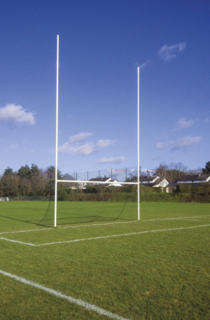 BUTS FOOTBALL GAÉLIQUE AVEC MONTANTS RENFORCÉS - ALUMINIUM PLASTIFIÉ - À SCELLER-1