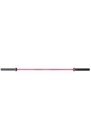 Barre olympique femme 201 cm rose-1