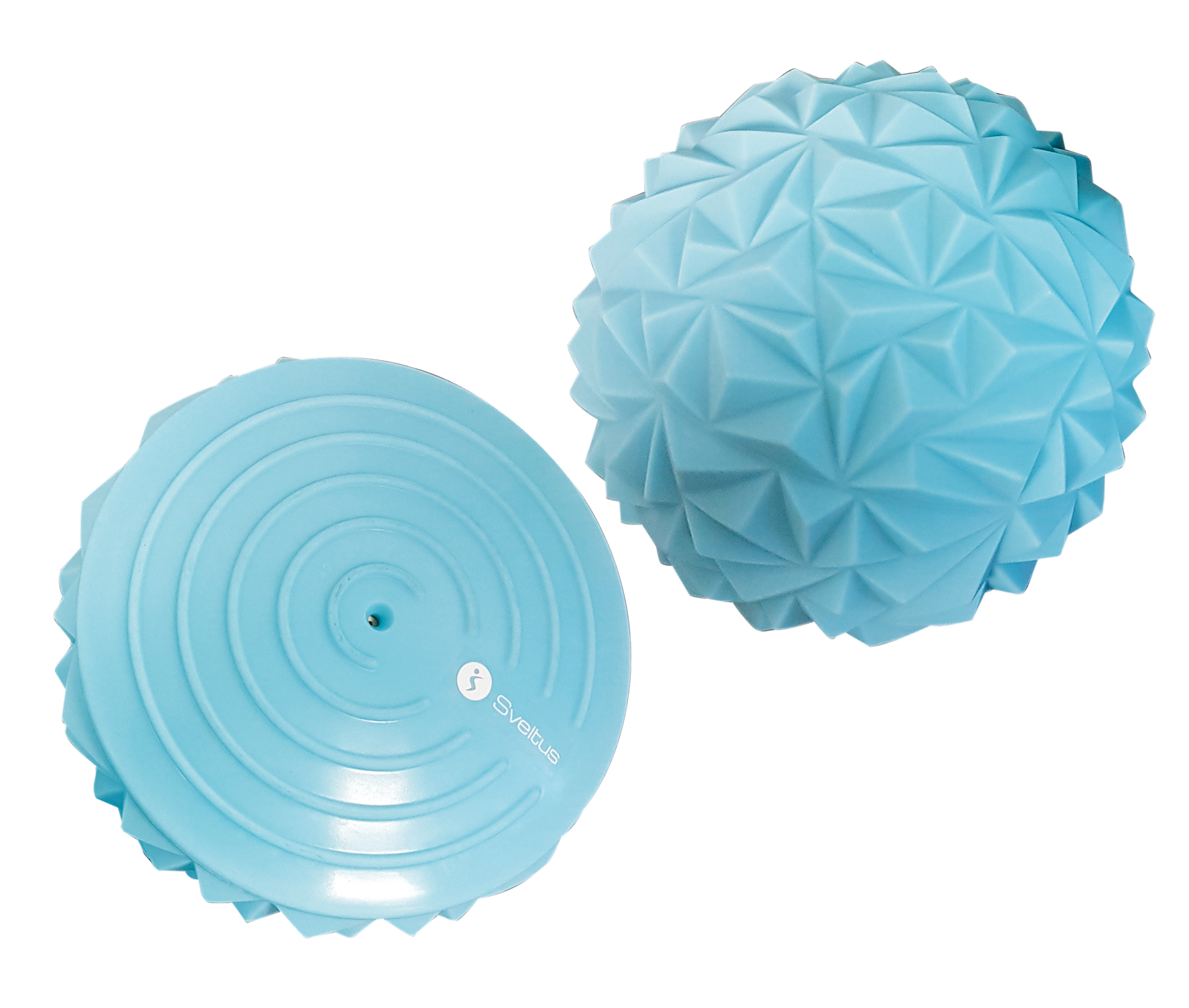Demi-sphere de massage pieds bleue-1
