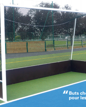 BUTS HOCKEY SUR GAZON 3,66 x 2,14 m Ø 32 mm - ALUMINIUM PLASTIFIÉ-1