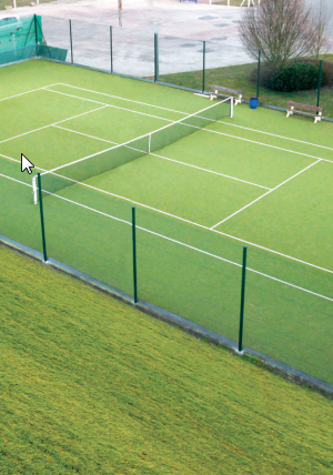 CLÔTURE TENNIS STANDARD 36 x 18 m - H. 3 m HORS SOL - ACIER G+P-1