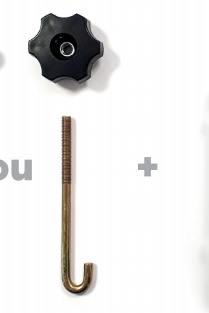 JEU DE 4 ANCRAGES + CROCHETS J LONGUEUR 150 mm + VISSERIE-1