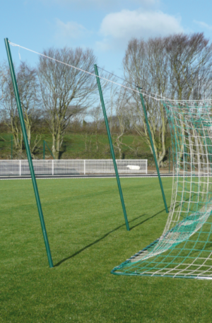 JEU DE 4 MÂTS ARRIÈRES POUR BUTS FOOTBALL À 8 OU 11 JOUEURS Ø 50 mm-1
