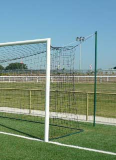 JEU DE 6 MÂTS ARRIÈRES POUR BUTS FOOTBALL À 8 et 11 JOUEURS Ø 50 mm-1