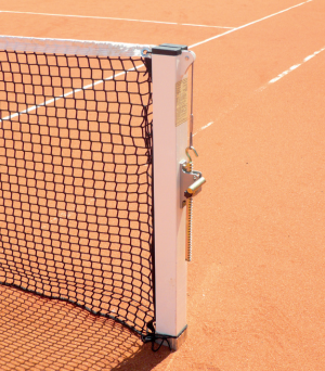 POTEAUX TENNIS CARRÉS 80 x 80 mm - ACIER G+P - À SCELLER-1