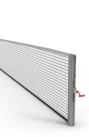 POTEAUX TENNIS OVOÏDES ALUMINIUM ANODISÉ - À SCELLER - POUR FOURREAUX RONDS Ø 90 mm-1