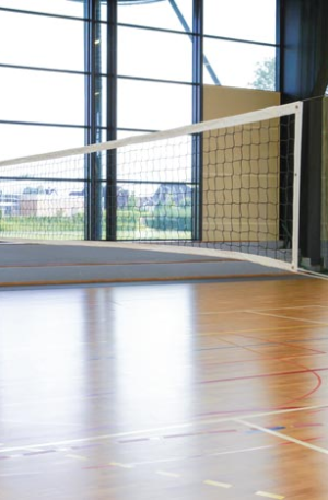 POTEAUX VOLLEY-BALL MILLENNIUM OVOÏDES ALUMINIUM ANODISÉ - AVEC TREUIL EXTÉRIEUR-1