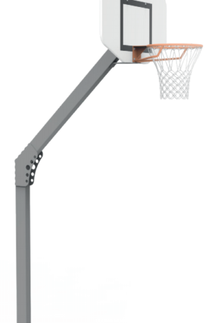 BUT BASKETBALL - DÉPORT 1,2 m - H.3,05 m - ALUMINIUM PLASTIFIÉ - SCELLEMENT DIRECT-1
