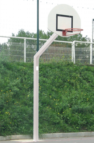 BUT BASKETBALL DE RUE - DÉPORT 1,2 m - H. 3,05 m - ACIER G+P - SCELLEMENT DIRECT-1